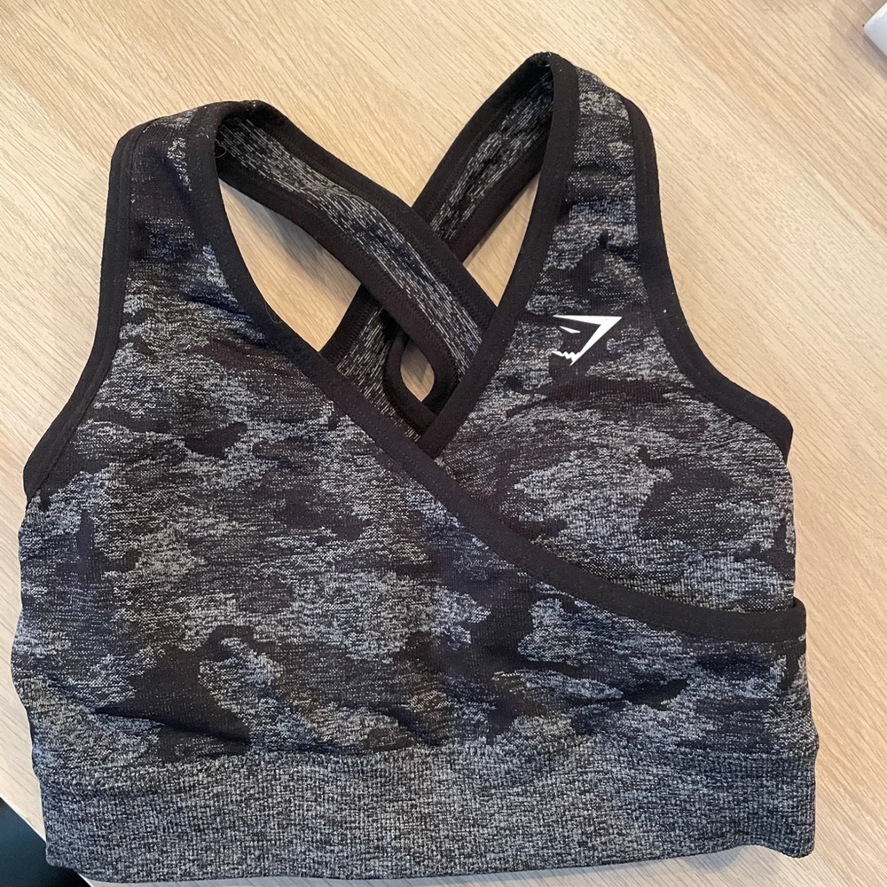 GYMSHARK CAMO SPORTS BRA